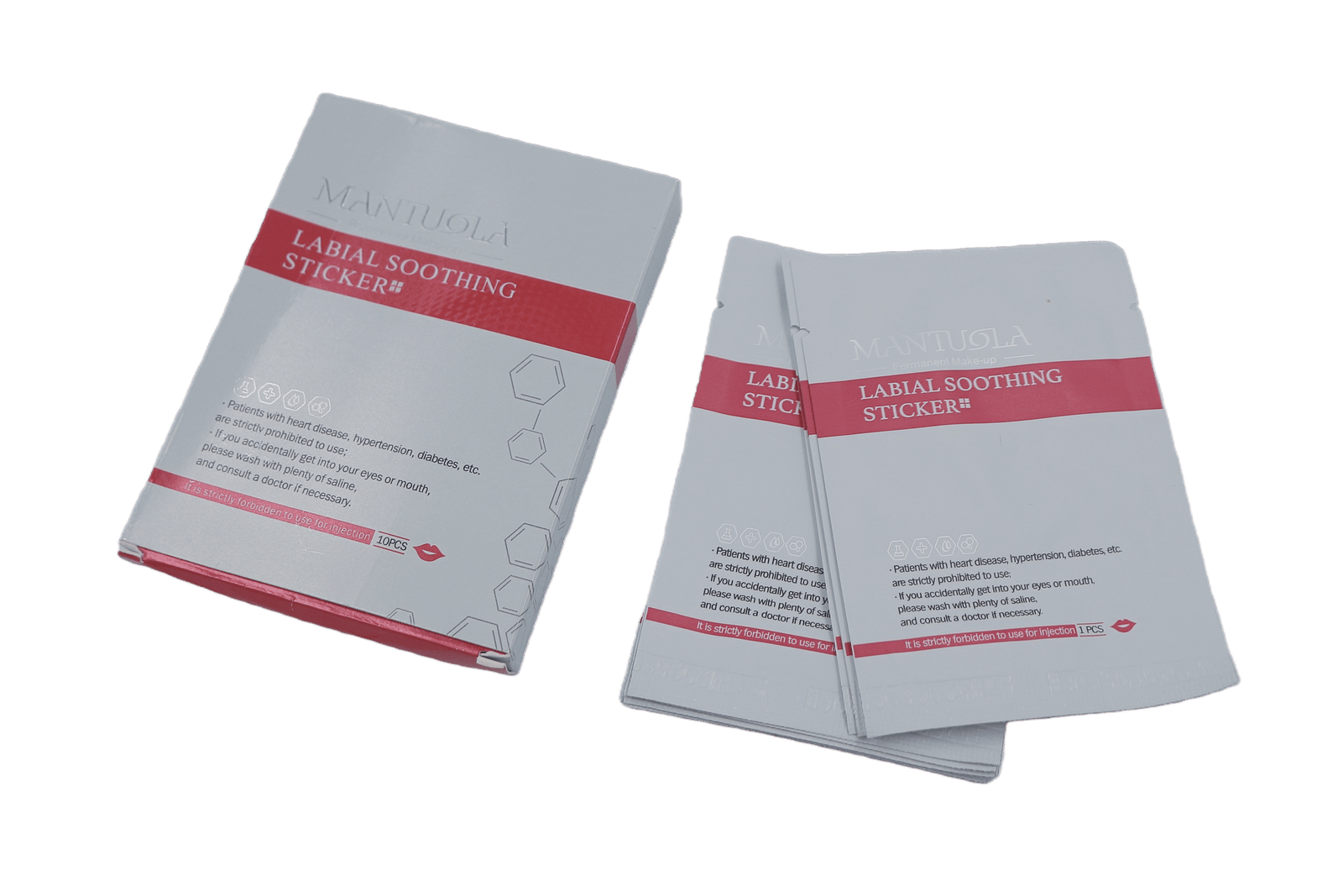 mantuola 朱唇舒緩貼膜/貼片 (labial soothing sticker) mantuola 朱唇舒緩貼膜/貼片 (labial soothing sticker)