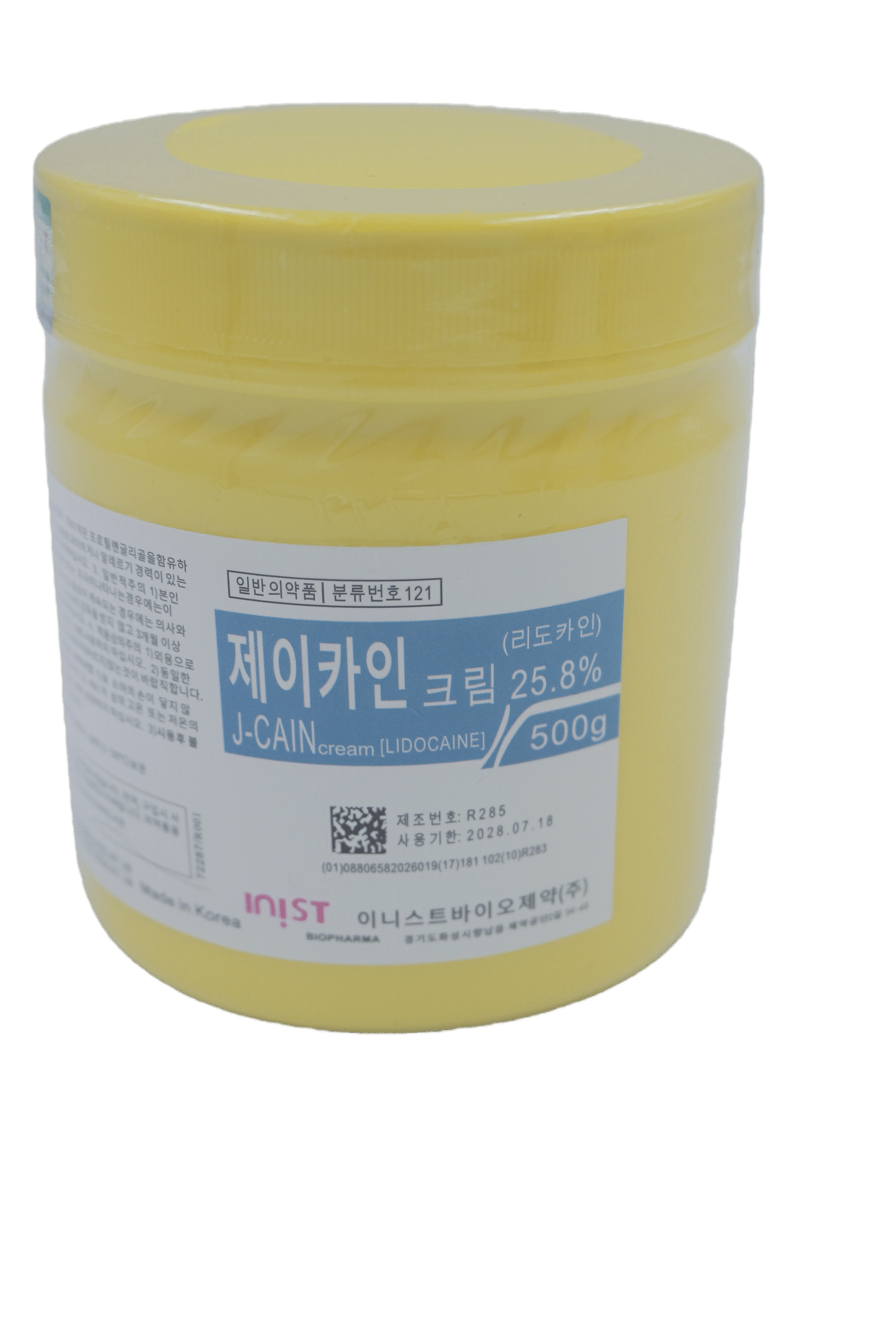 j cain 利多卡因表層麻醉膏 25.8%(500g) j cain 利多卡因表層麻醉膏 25.8%(500g)